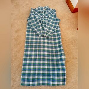 L.L. Bean Ladies Flannel Nightgown - Ladies Large Petite